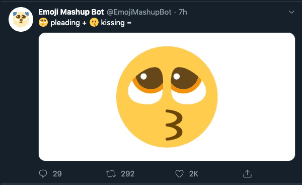 EmojiMashupBot, a bot that mix emojis